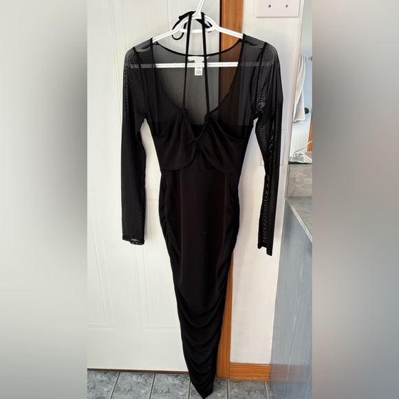 H&M draped bodycon dress - Picture 3 of 6